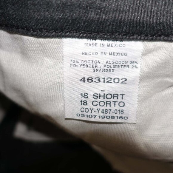 Lee Women's All Day Straight Leg Pants Size 18 Short NWT Charcoal Gray High Rise - Picture 5 of 7